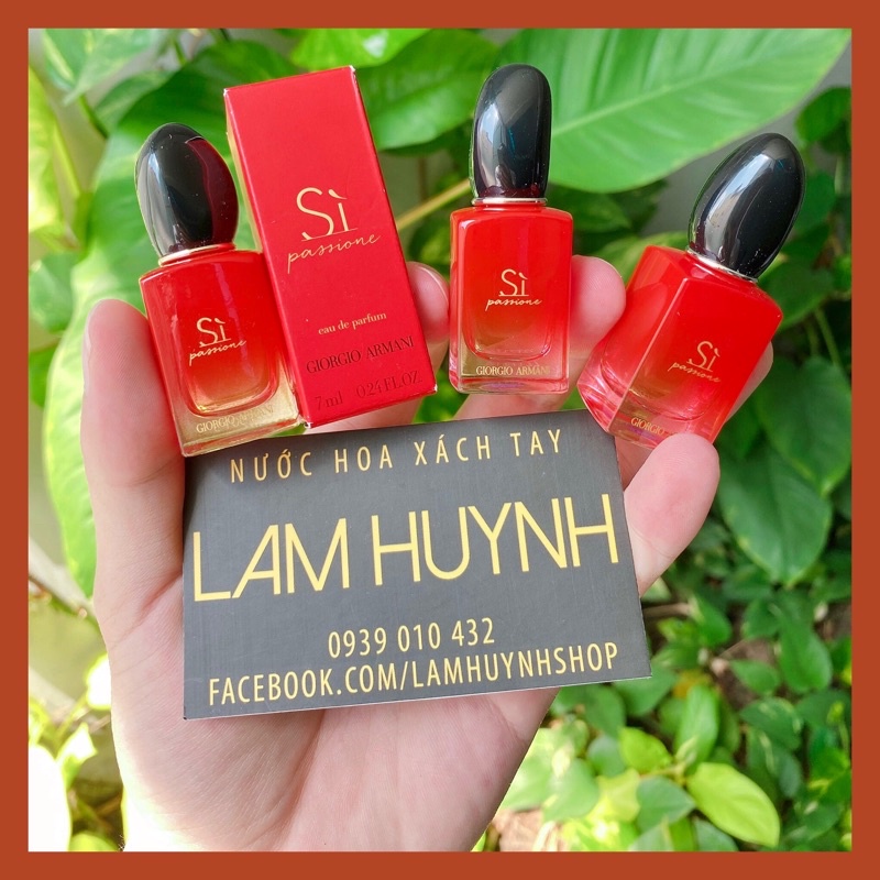 Nước hoa mini SÌ ĐỎ PASSIONE 7ml