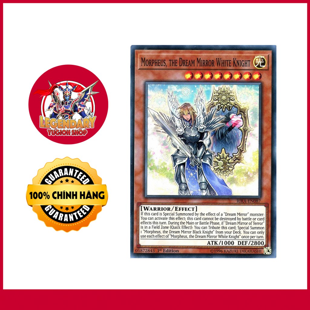 [Thẻ Bài Yugioh Chính Hãng] Morpheus, The Dream Mirror White Knight