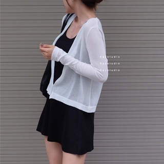 [KAYSTUDIO] SET ĐẦM VÀ KHOÁC TRẮNG