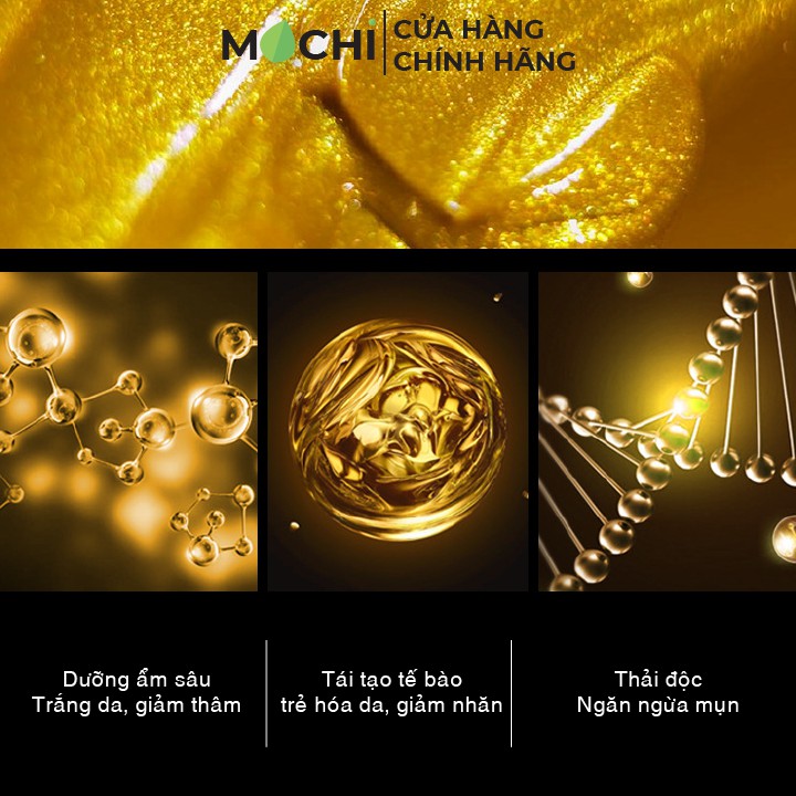 Mặt Nạ Vàng 24k Gold Venzen Trẻ Hóa Da, Giảm Nếp Nhăn, Trắng Da, Thải Độc Dưỡng Ẩm Nội Địa Trung Chính Hãng - MOCHI SHOP | BigBuy360 - bigbuy360.vn