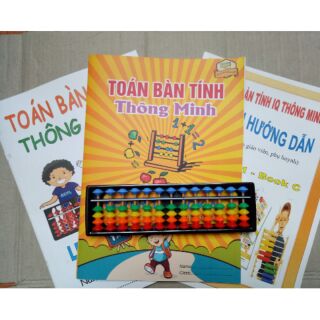 BÀN TÍNH SẮC MÀU VÀ SÁCH HỌC TOÁN BÀN TÍNH THÔNG MINH