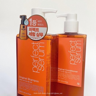[MỚI] Bộ dầu gội xả chống gãy rụng,phục hồi tóc hư tổn Miseen scene perfect serum Original Shampoo Conditioner