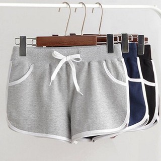 Quần short nữ không túi  Chất porit thun mềm mịn , mềm mát, thấm hút mồ hôi 38-58kg D112