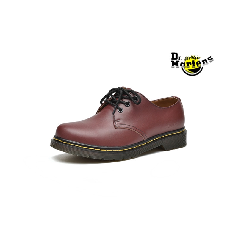 Dr. Martens Giày Bốt Da Cổ Thấp Thời Trang Cho Nam Nữ