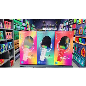 Micro KARAOKE Bluetooth CHÍNH HÃNG HOCO BK5  / BOROFONE FK2 Đa Chức Năng Hỗ Trợ Thẻ Nhớ USB, - BẢO HÀNH CHÍNH HÃNG
