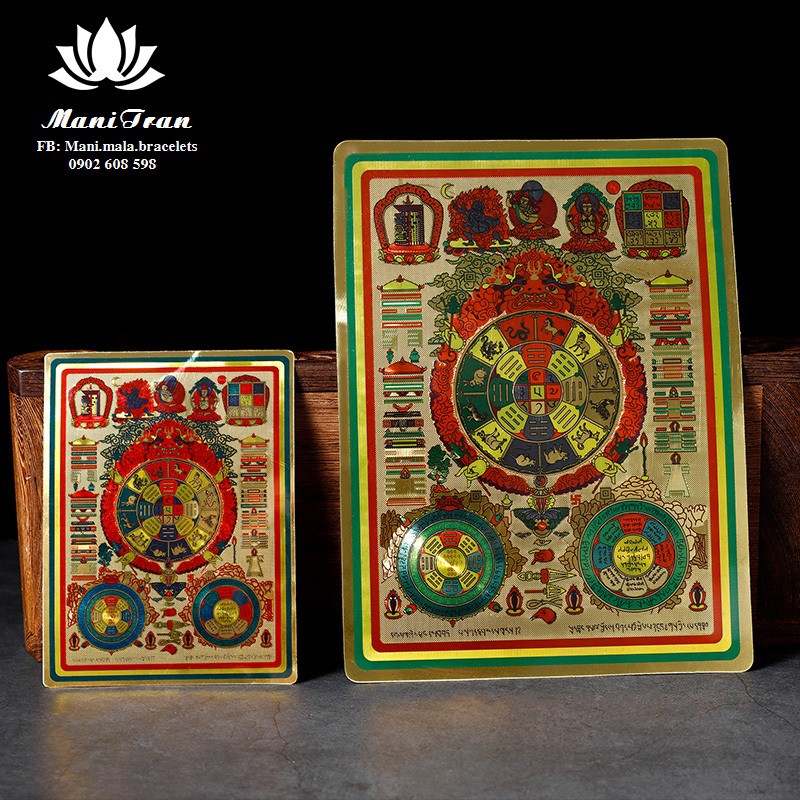 Văn thù Cửu Cung Bát Quái Phật dán cửa cầu an lành thuận lợi làm ăn | BigBuy360 - bigbuy360.vn