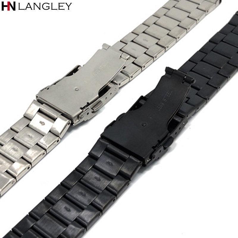 Dây Đeo Đồng Hồ Bằng Thép Không Gỉ Siêu Nhẹ Phong Cách Mới Cho Samsung Galaxy Watch 4 Classic Huawei 20mm 22mm