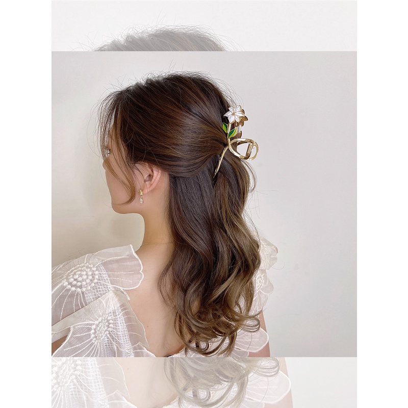 Kẹp Tóc Hình Cá Mập Cỡ Lớn Thời Trang Mùa Hè Cho Nữ