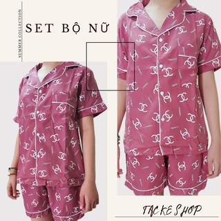 Set Đồ Bộ Nữ Mặc Nhà Pijama Đùi