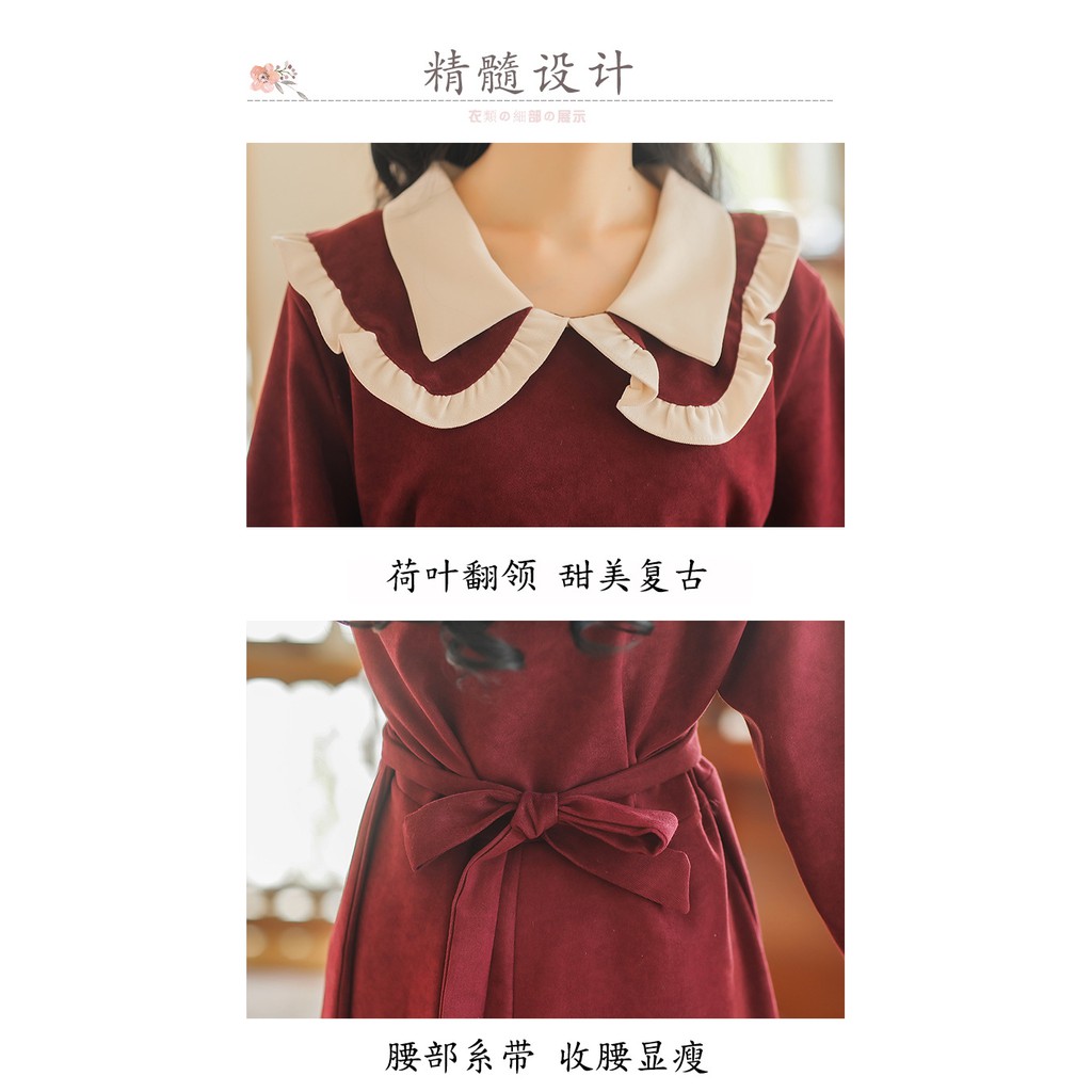 Váy dài VINTAGE 🔥FREESHIP🔥Đầm Nhung dáng xòe - HÀNG Hàn Quốc | BigBuy360 - bigbuy360.vn