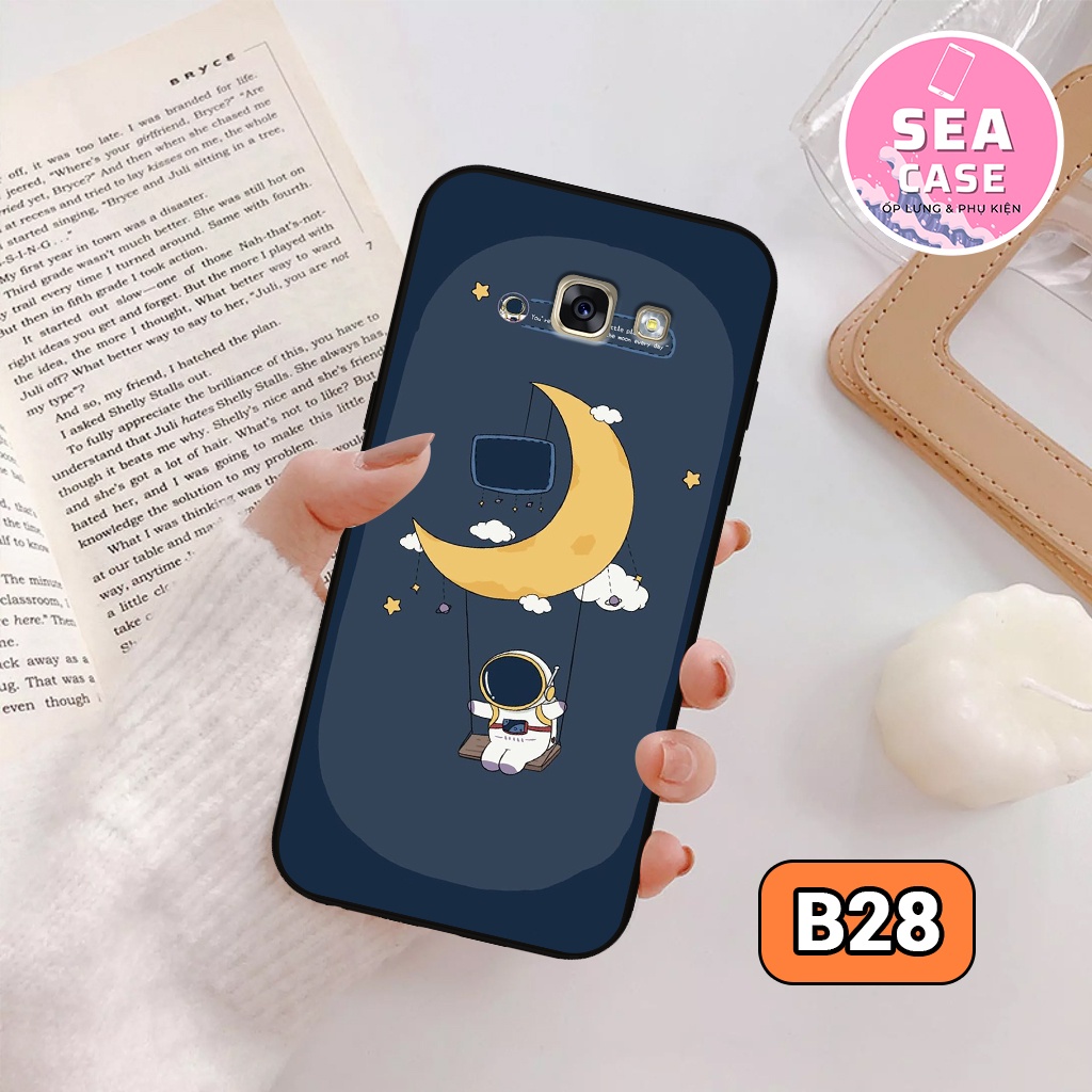 Ốp lưng Samsung A320/ A3 2017/ A520/ A5 2017/ A720/ A7 2017 hình vũ trụ,hoạt hình,phi hành gia–ốp nhựa chống trầy,va đập