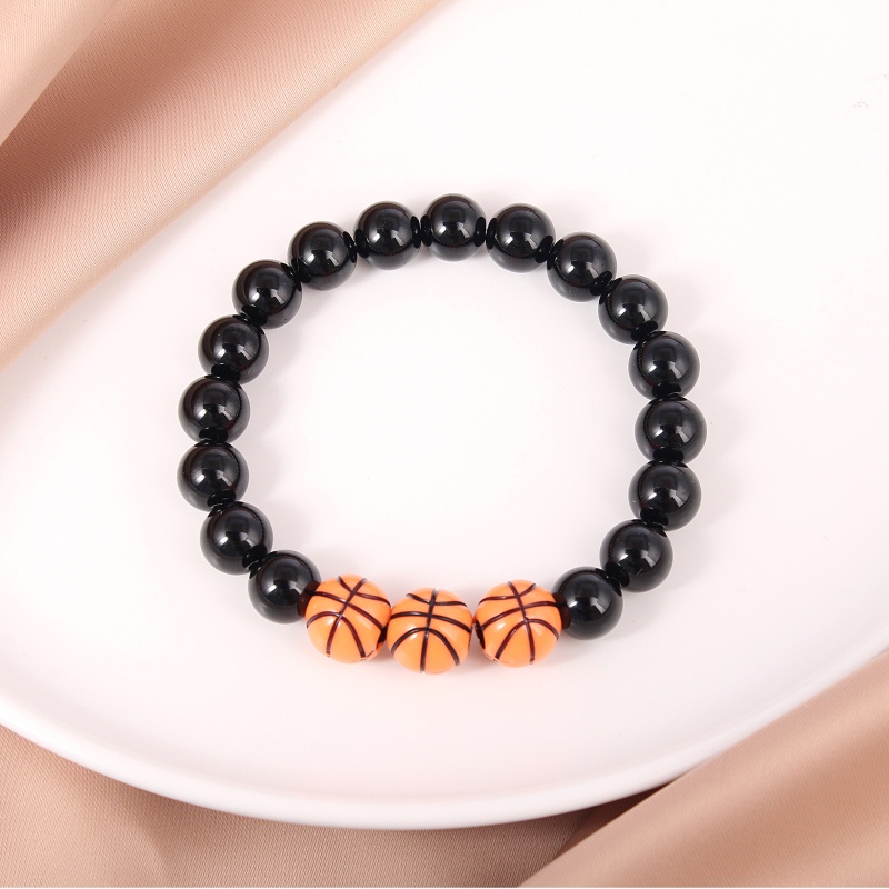 Vòng Tay Chuỗi Hạt Đá Obsidian Số 8 Thời Trang