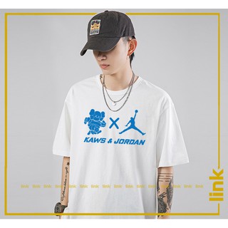 Áo thun KAWS & JORDAN tay lỡ đủ màu form rộng mới nhất