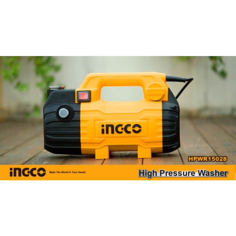 MÁY XỊT RỬA XE INGCO 1500W (MOTO TỪ) CHÍNH HÃNG MÃ: HPWR15028