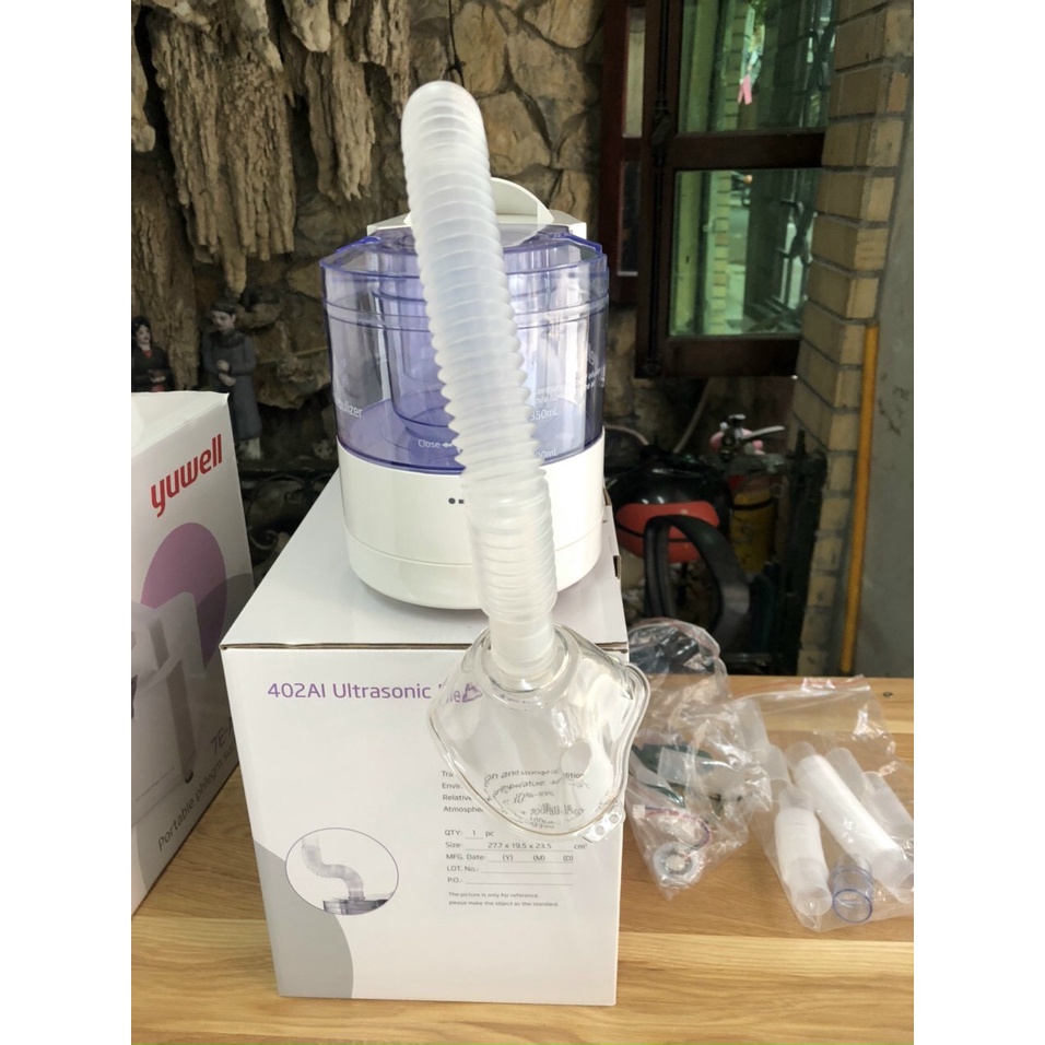 Máy Xông Khí Dung Yuwell 402 AI - Dùng Cho Cả Người Lớn + Trẻ Nhỏ