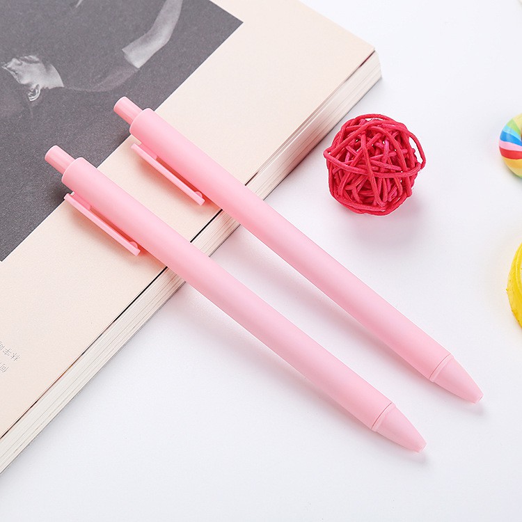 Bút bi bấm phong cách giản dị đơn sắc nhiều màu