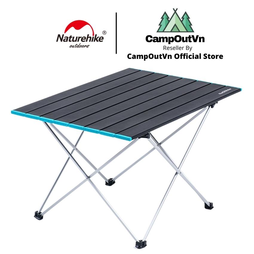Naturehike bàn dã ngoại campoutvn đồ du lịch dã ngoại xếp inox gấp gọn chắc chắn A106