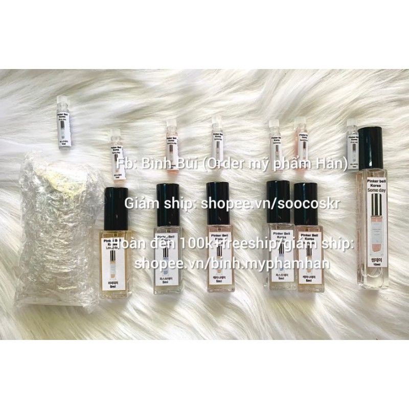[AUTH chỉ bán khi tổng đơn trên 50k] Nước hoa Pinker Bell Hàn 1ml | BigBuy360 - bigbuy360.vn