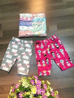 Quần legging ngố bé gái