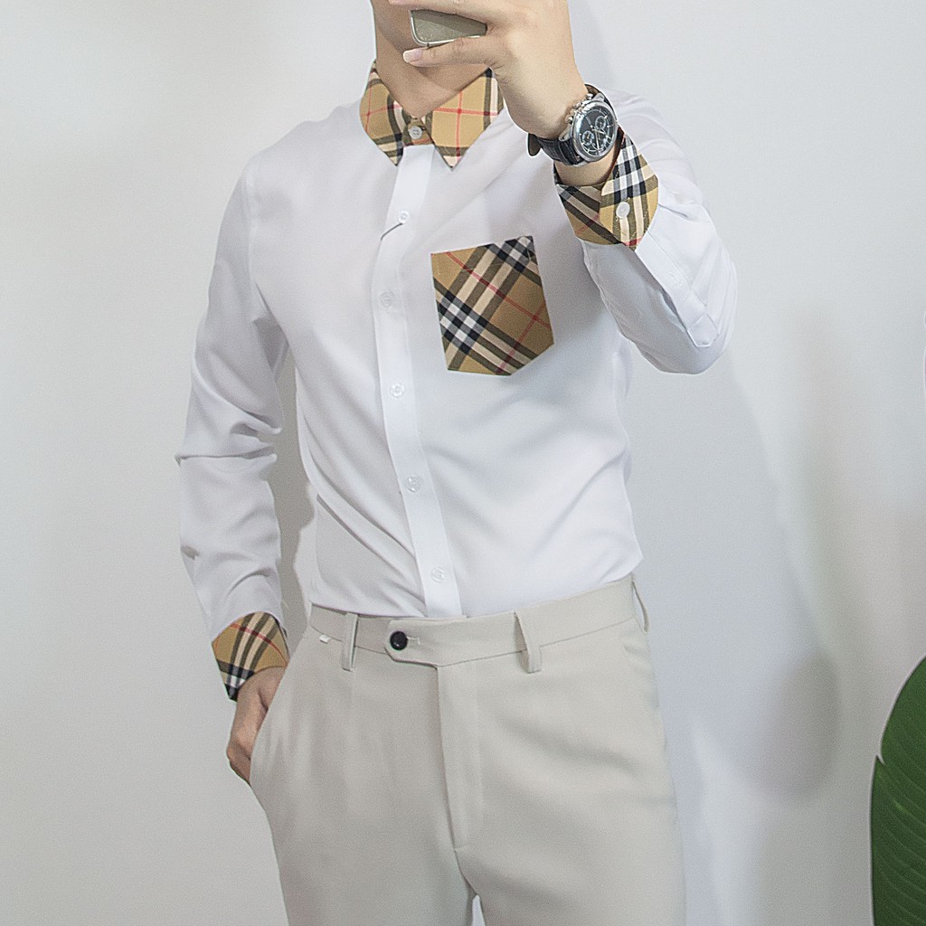 Áo Sơ Mi Họa Tiết Cao Cấp Form Chuẩn Chất Lụa Mát AS | BigBuy360 - bigbuy360.vn