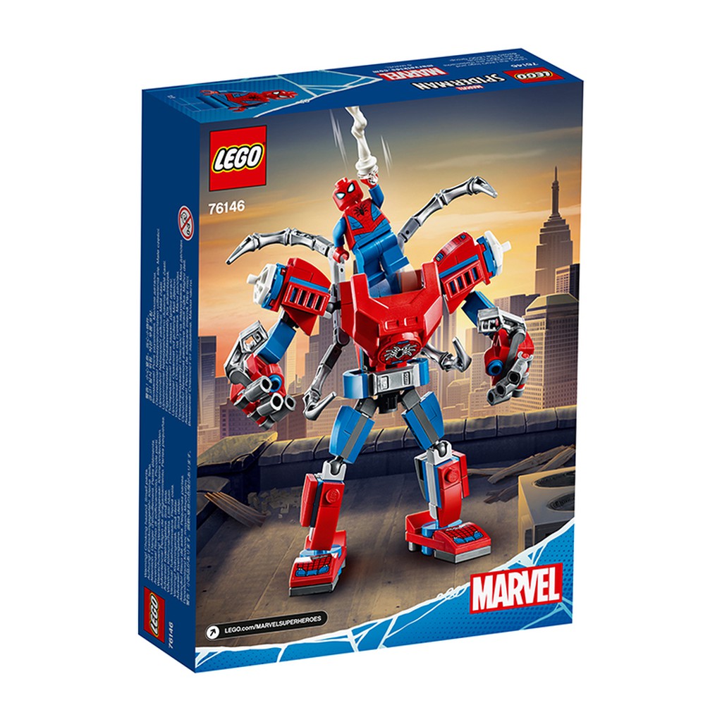 LEGO SUPERHEROES 76146 Chiến Giáp Người Nhện ( 152 Chi tiết)