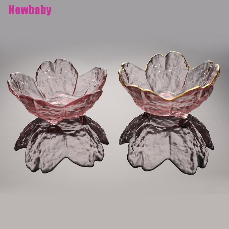 Bát Thủy Tinh Đựng Nước Chấm Hình Hoa Anh Đào Nhật Bản