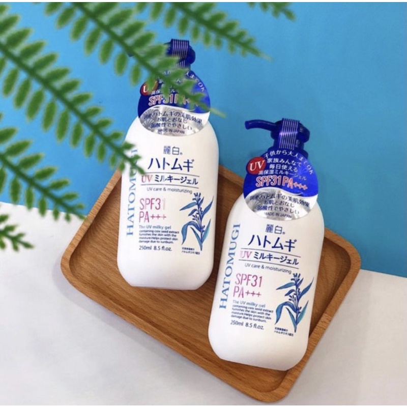 Sữa Dưỡng Thể Chống Nắng Hatomugi SPF31 PA+++ Nhật Bản | BigBuy360 - bigbuy360.vn