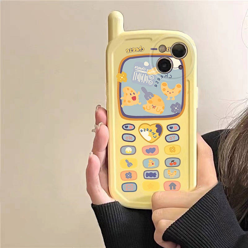 Ốp điện thoại hoạt hình Mfwr có dây đeo thích hợp cho Iphone14 13promax 7/11 12 Xs XR 8Plus