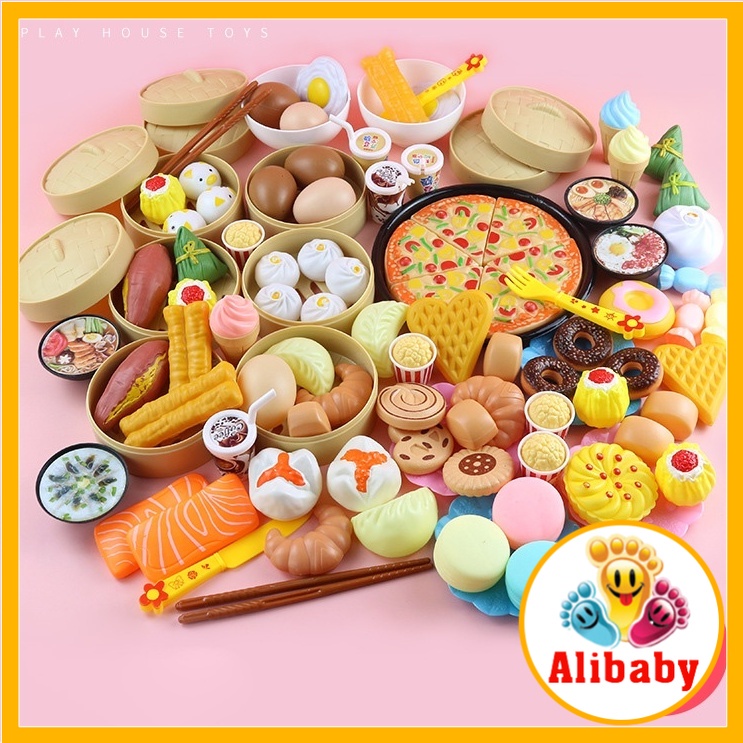 Bộ đồ chơi nấu ăn các món ăn nhiều chi tiết đủ món nướng xào hấp luộc đa dạng đẹp mắt E985