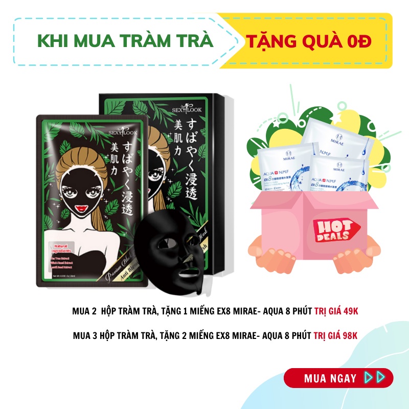 Mặt Nạ SEXYLOOK đen Mask 28ML dưỡng trắng chuyên sâu cải thiện da | BigBuy360 - bigbuy360.vn