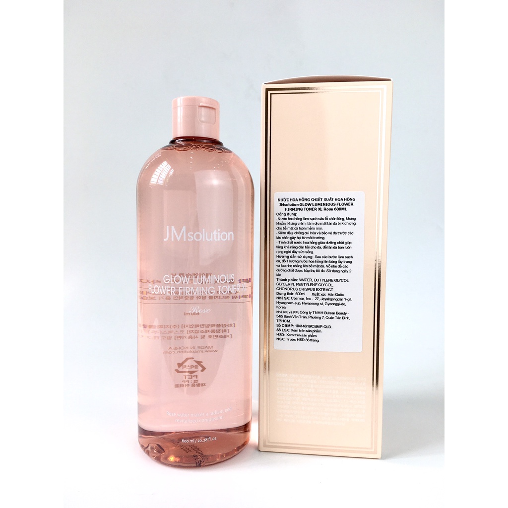 Nước cân bằng JM Solution Luminous Toner dưỡng sáng, cấp ẩm, chống lão hóa da 600ml