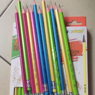 Hộp 12 cây viết chì Joyko 2B chuốt sẵn