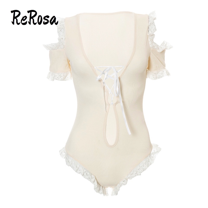 Bodysuit Ôm Hông Co Dãn Màu Sắc Trơn 2022