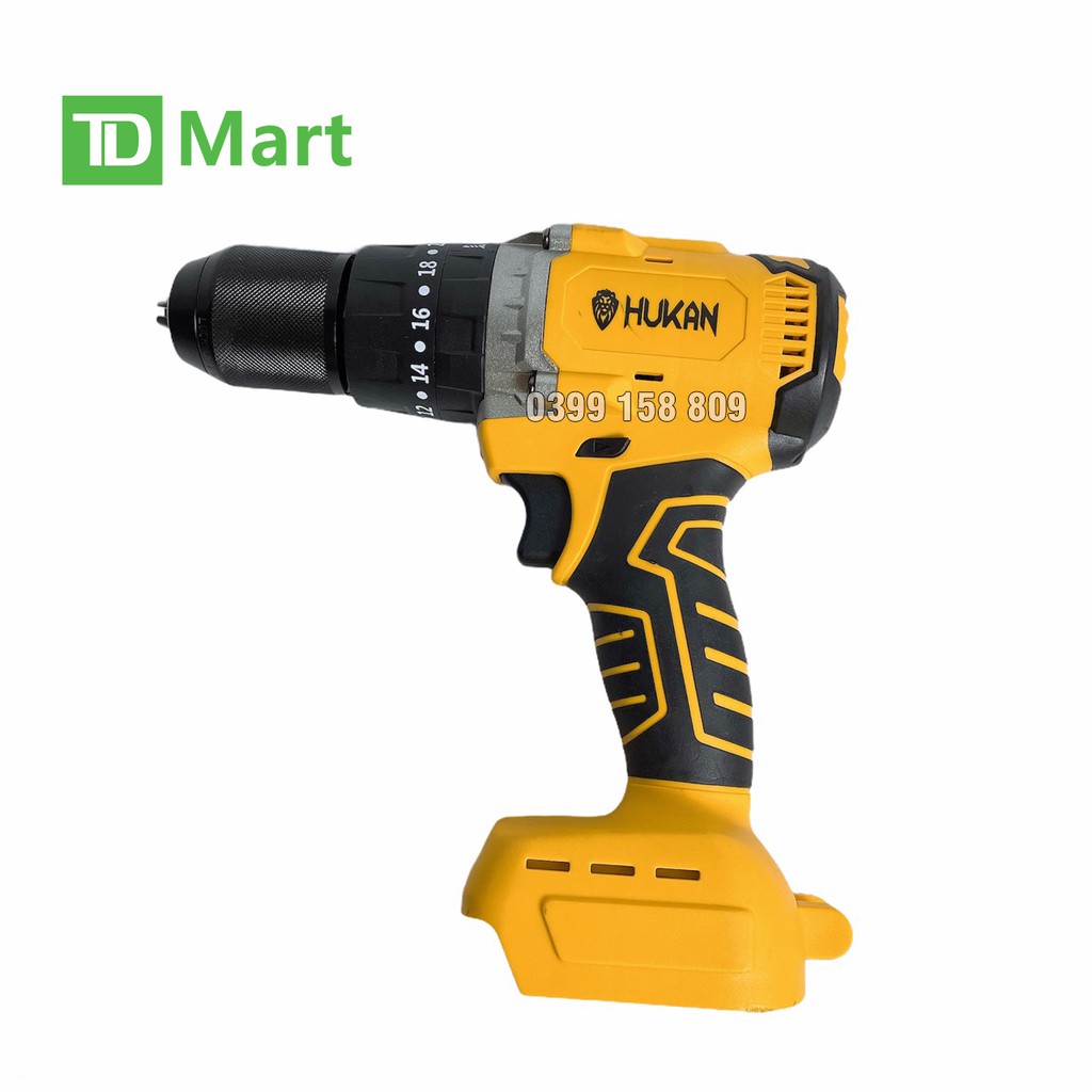 THÂN MÁY KHOAN DÙNG PIN HUKAN X7PRO Không Chổi Than