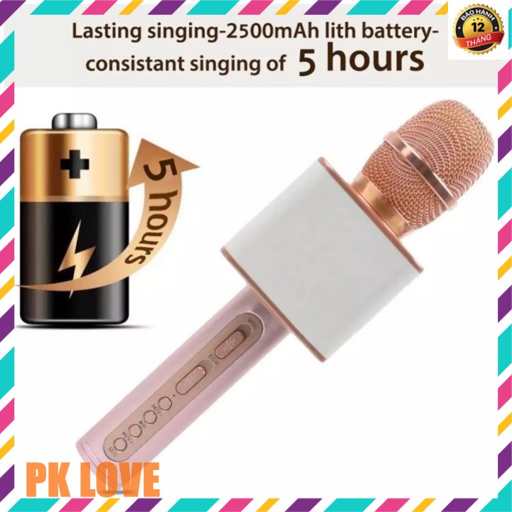 Micro Karaoke không dây SD-08 bluetooth hàng loại 1 âm thanh cực chuẩn - BH 12 tháng