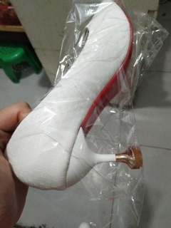 Giầy cao gót gót cách điệu thời trang ( coi kĩ ảnh thật phía cuối )