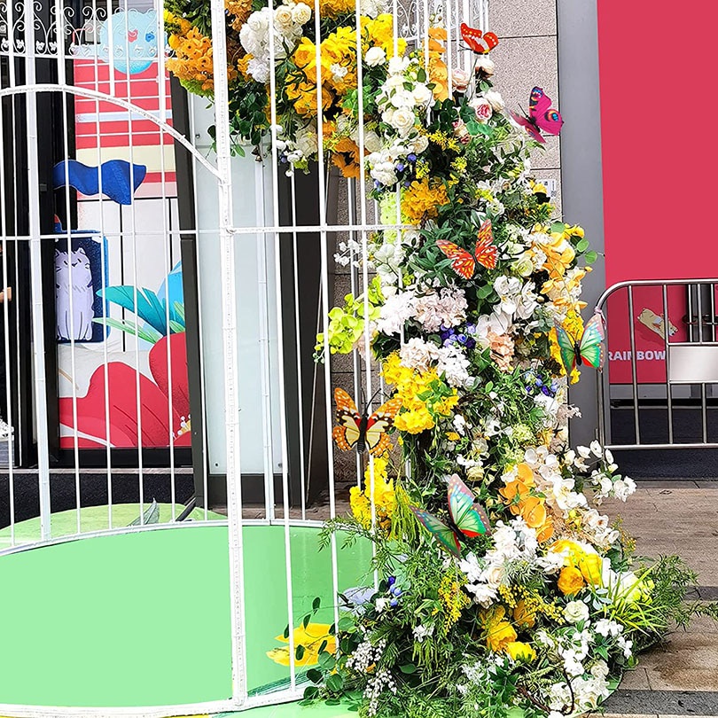 Set 50 Bươm Bướm Giả Nhiều Màu Trang Trí Sân Vườn