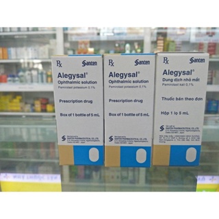Nhỏ mắt Alegysal 0.1% chai 5ml - Nhật Bản