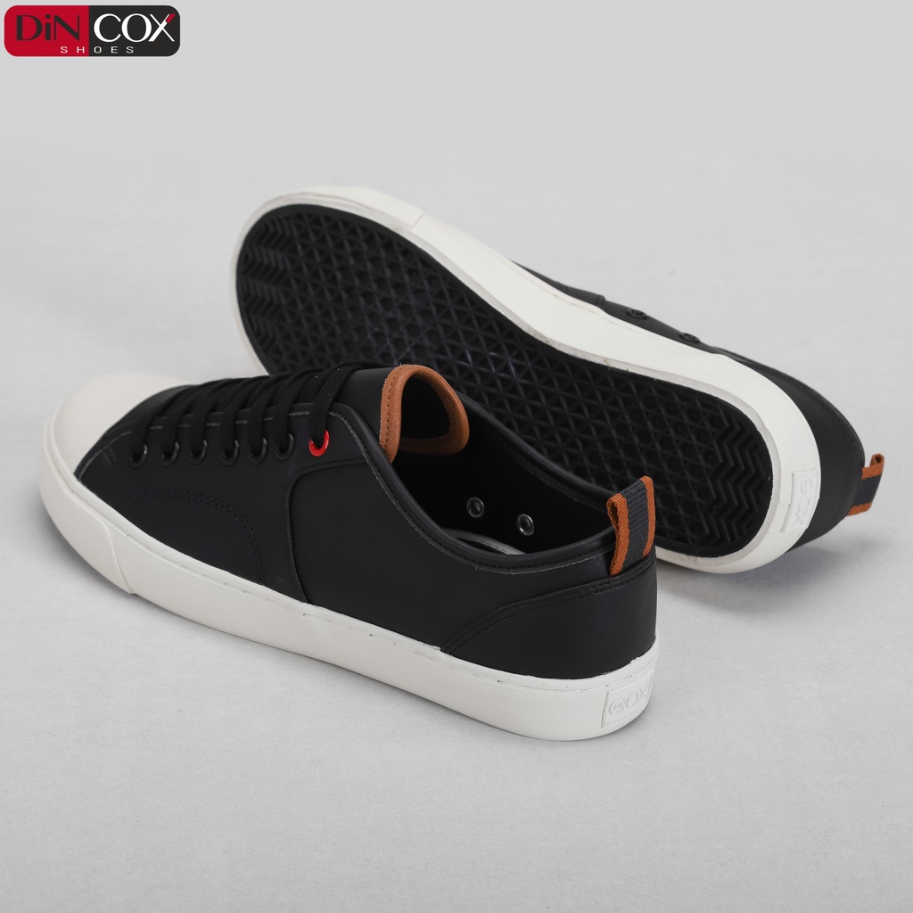 Giày Sneaker Da Nam DINCOX C11 Trẻ Trung, Năng Động Blackshiny