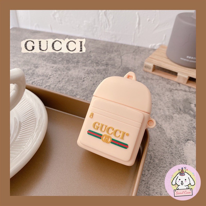 Ốp case vỏ airpods 1 2 3 pro bao đựng tai nghe không dây Balo_Gucci