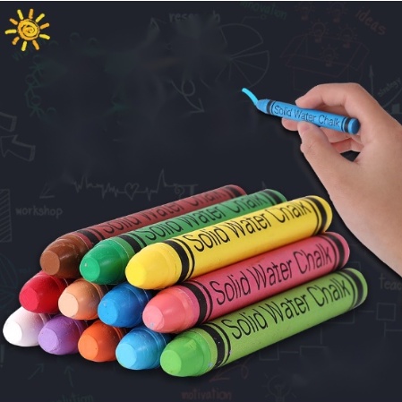 Bút sáp màu đậ nét siêu tốt bền màu mâu thú ( 12-24-36 cây )