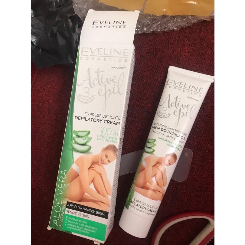 Kem tẩy lông Eveline Active Depil 3 loại dành cho mọi loại da 125ml