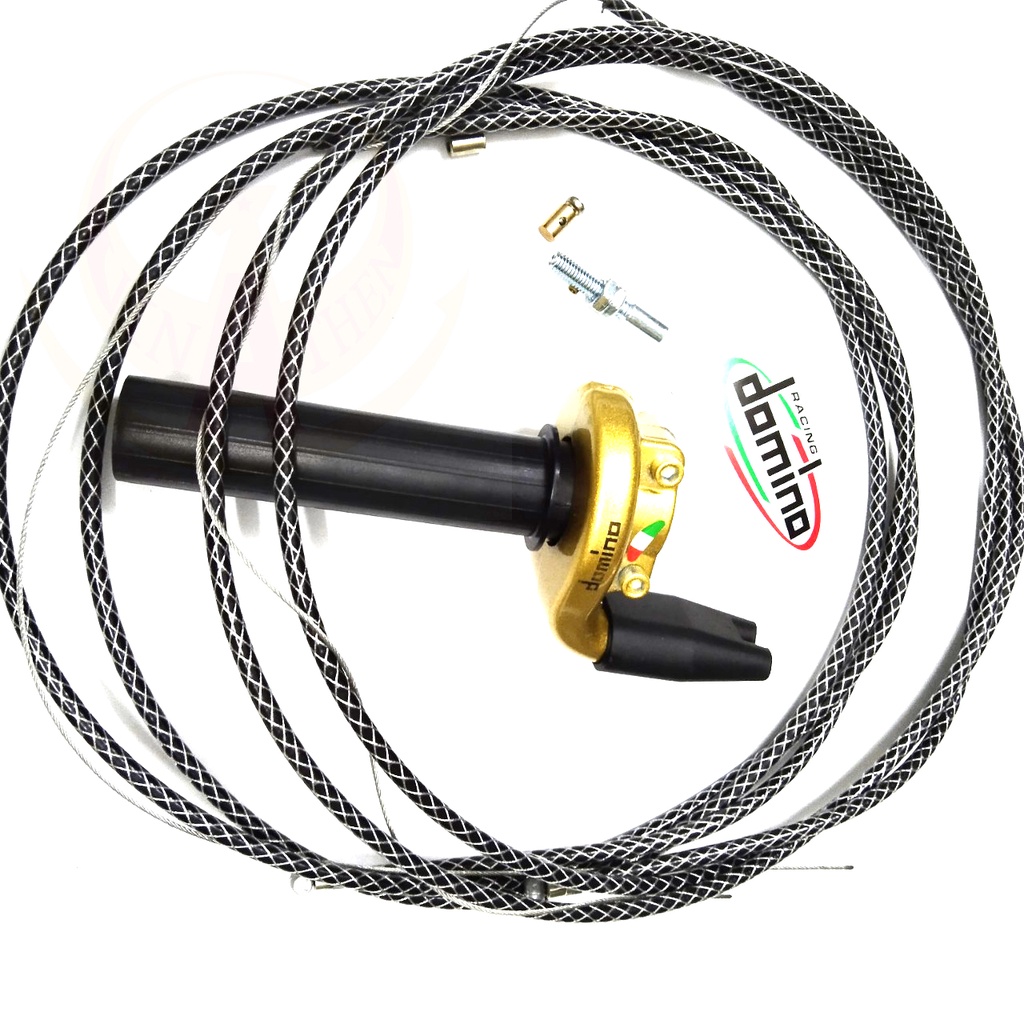 CÙM TĂNG TỐC DOMINO 2 DÂY TRÊN + DÂY GA THÁI, DÂY GA TRÊN THÍCH HỢP SỬ DỤNG CHO XE GHI ĐÔNG TRẦN