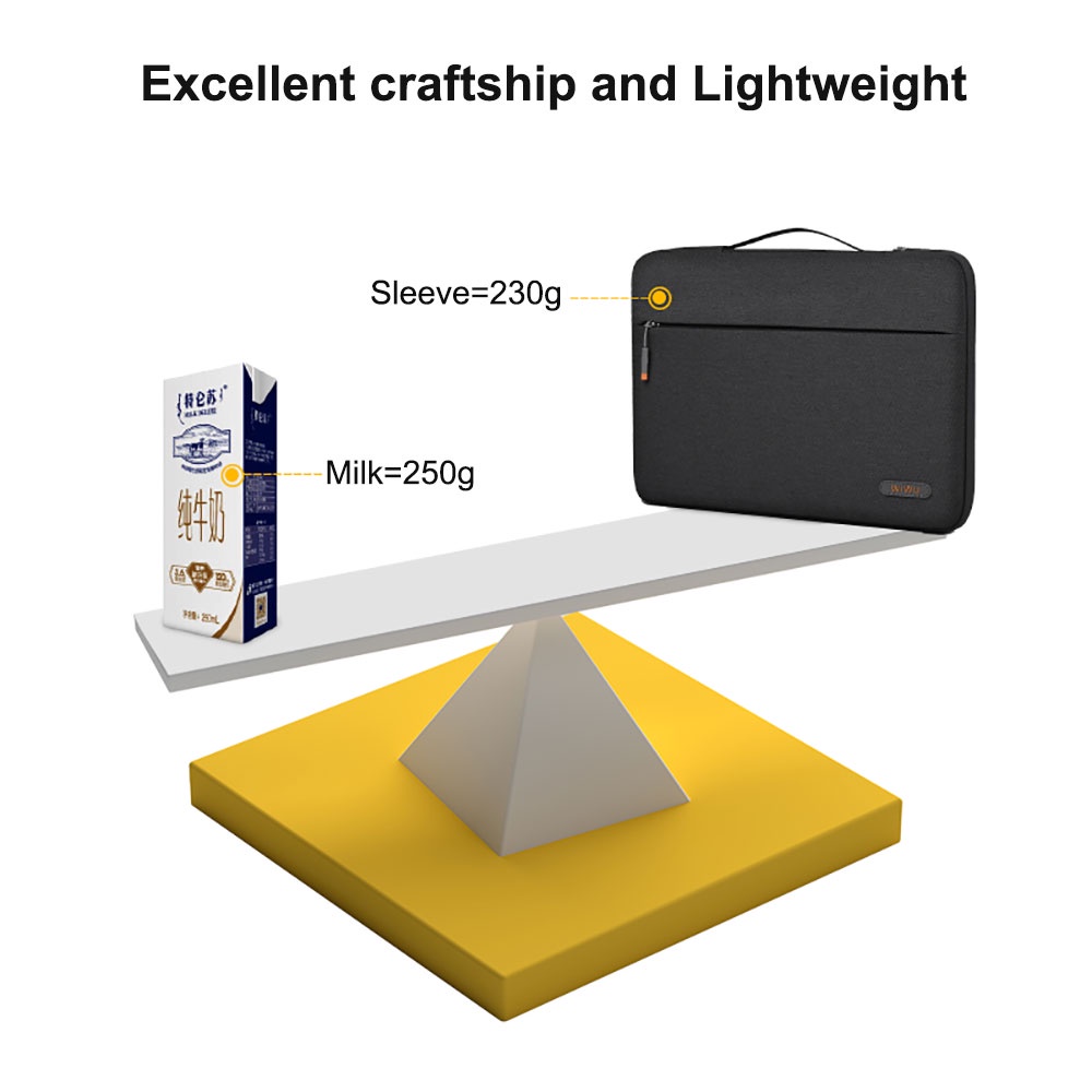 Wiwu Pilot Sleeve Túi đựng máy tính xách tay Polyester không thấm nước 13 / 13.3 / 14 / 15.4 / 15.6Inch Túi đựng máy tính xách tay thời trang