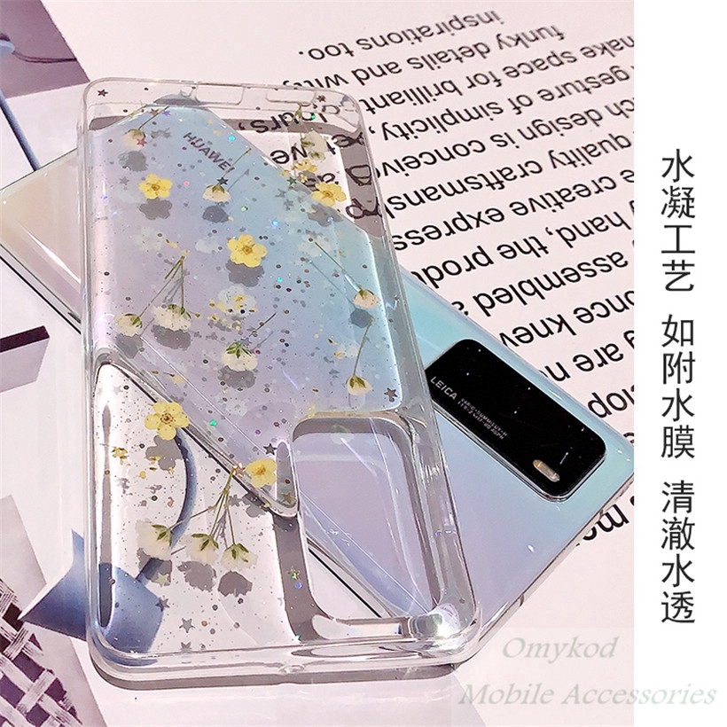 Ốp lưng mềm trong suốt hoa khô cho Samsung Galaxy A52 A72 A32 A12 A42 M51 A51 A71 50s A21s A30s A50 A30 A20 A10 A70 | BigBuy360 - bigbuy360.vn