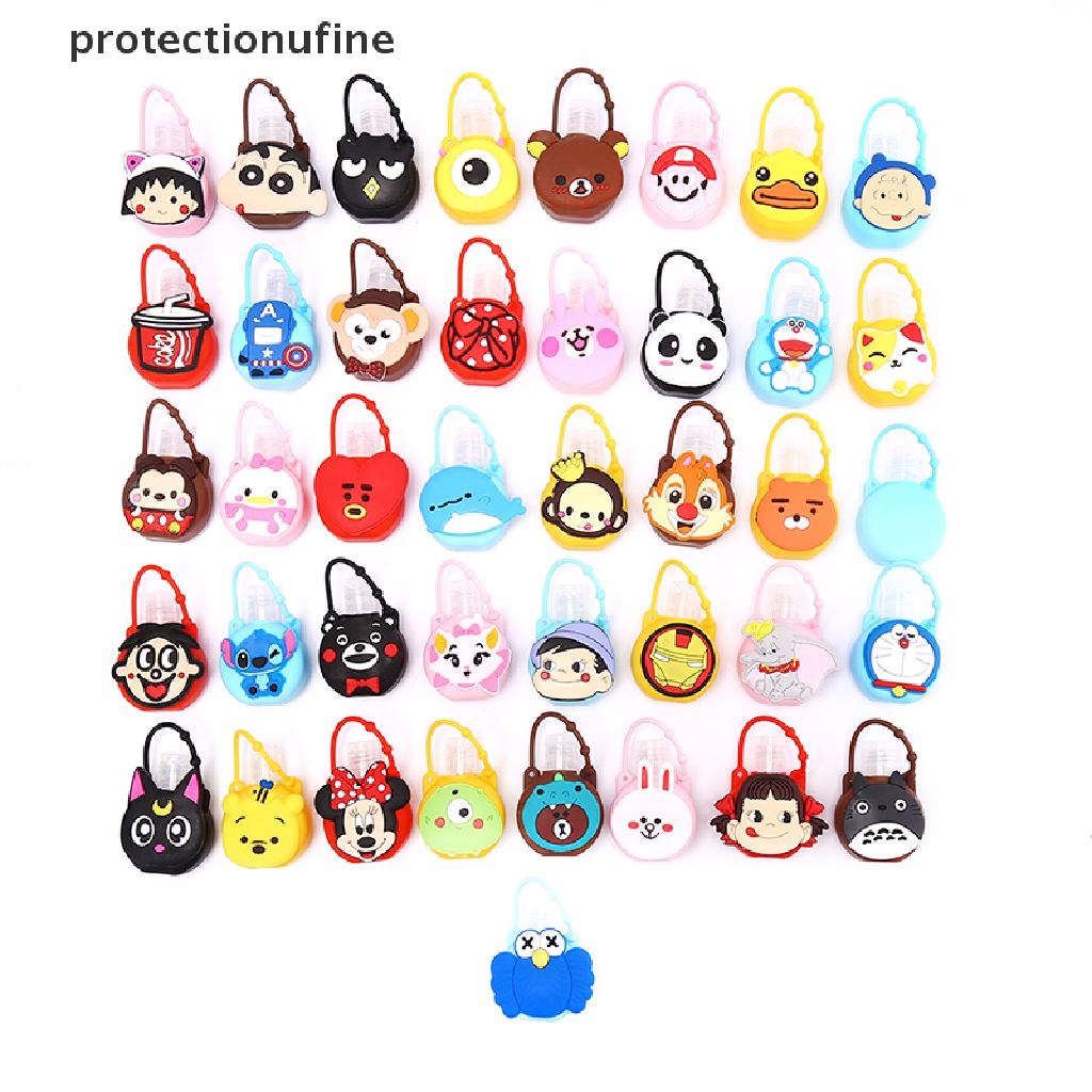 Bình Đựng Nước Rửa Tay / Sữa Tắm Hình Tròn Họa Tiết Hoạt Hình Dễ Thương Vui Nhộn PR3VN 30ml