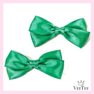 Nơ Kẹp Tóc Xanh Ngọc Mint