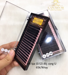 Mi Siêu Cong_Mi Độ Cong U_Chất Mi Thương Hiệu COCO Đen_Hút Keo Bám Tốt_Lannoimi_lannoimi6666