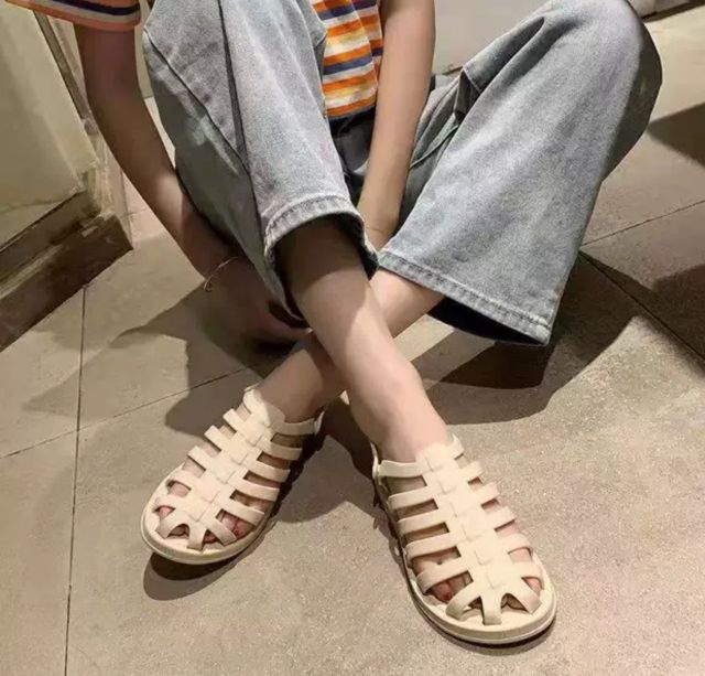 Dép Sandal Lưới Rọ Nhựa Quai Hậu Đi Mưa Mới + sẵn hàng sll ( form bé) | BigBuy360 - bigbuy360.vn