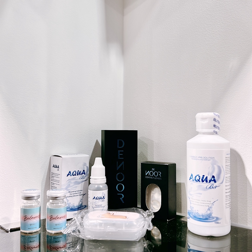 Nước Ngâm, Bảo Quản Kính Áp Tròng Aqua B5 Hàn Quốc 150ml